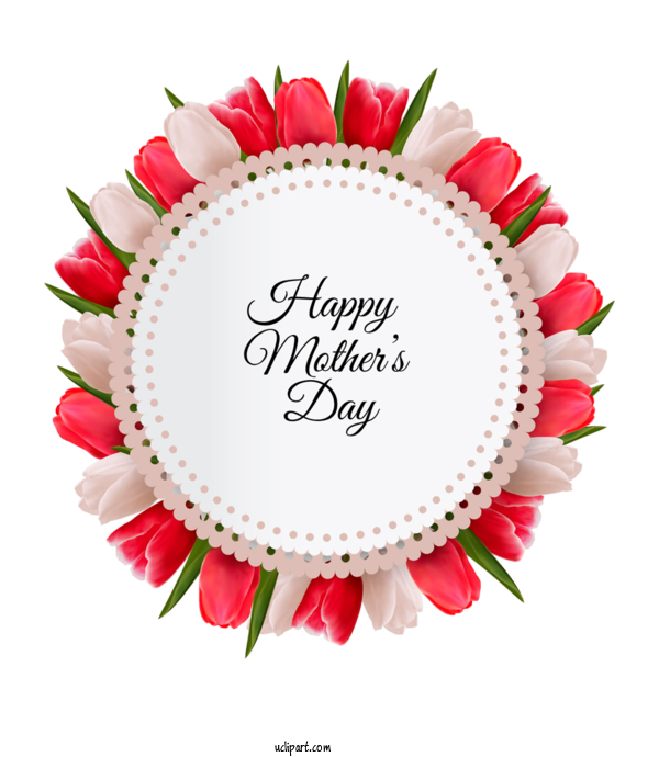 Free Holidays Red Font Cake For Mothers Day Clipart Transparent Background