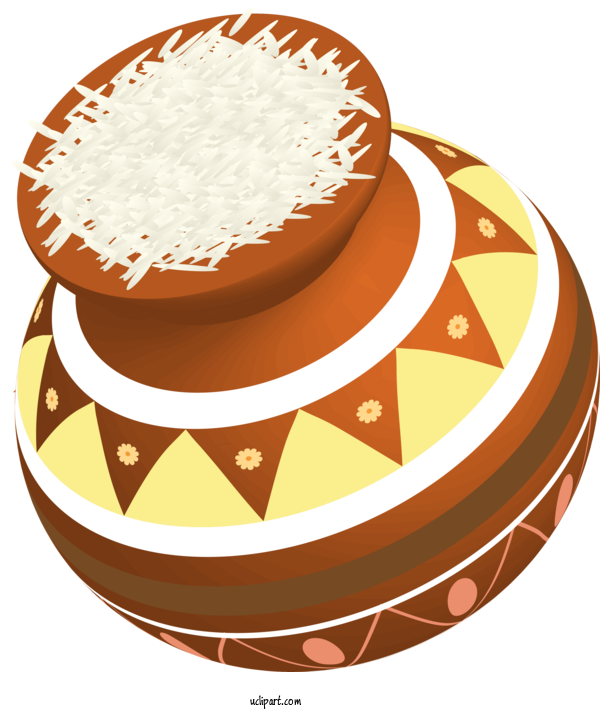 Free Holidays Food Dairy Cuisine For Pongal Clipart Transparent Background