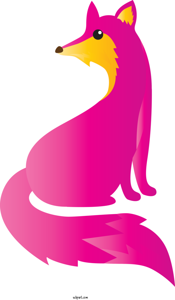Free Animals Pink Bird Flightless Bird For Fox Clipart Transparent Background