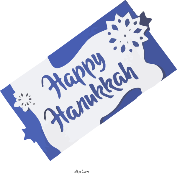 Free Holidays Label For Hanukkah Clipart Transparent Background