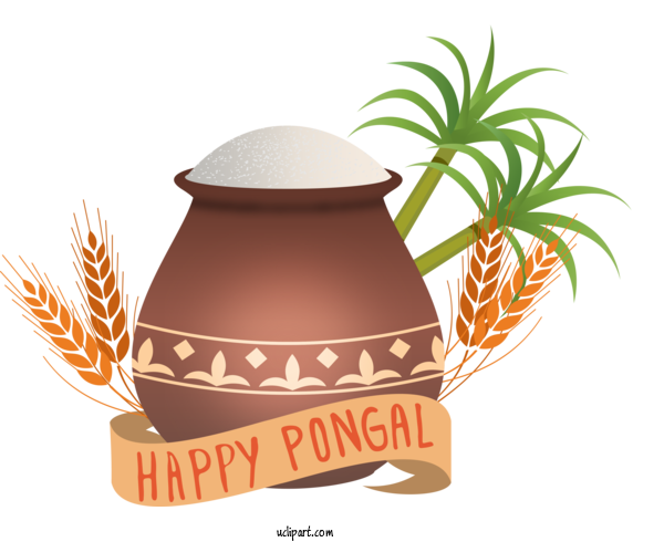 Free Holidays Logo Tree Plant For Pongal Clipart Transparent Background