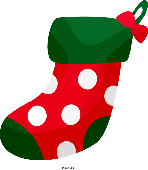 Free Holidays Christmas Stocking Plant Pattern For Christmas Clipart Transparent Background