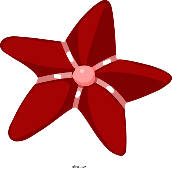 Free Holidays Red Wheel Propeller For Christmas Clipart Transparent Background