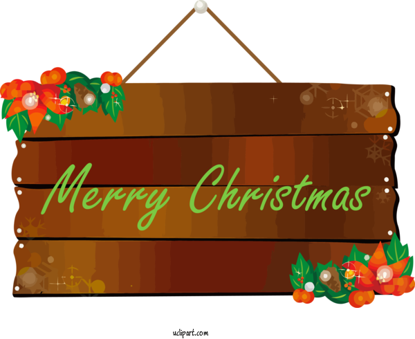 Free Holidays Text Font Christmas Eve For Christmas Clipart Transparent Background