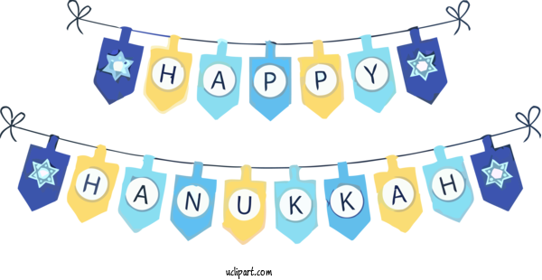 Free Holidays Text Turquoise Font For Hanukkah Clipart Transparent Background