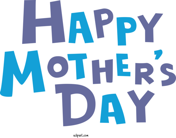 Free Holidays Font Text Line For Mothers Day Clipart Transparent Background