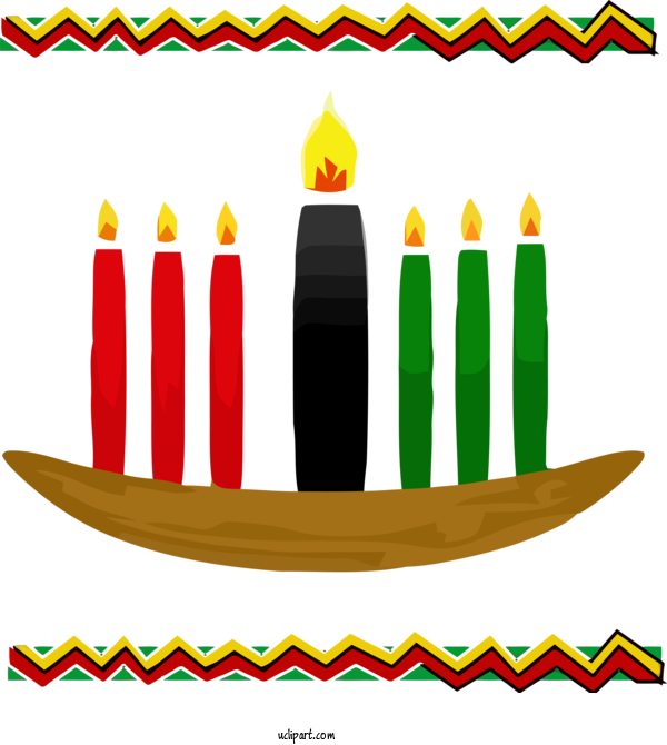 Free Holidays Birthday Candle Candle Event For Kwanzaa Clipart Transparent Background