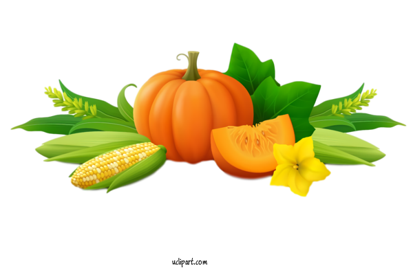 Free Holidays Natural Foods Vegetable Plant For Thanksgiving Clipart Transparent Background