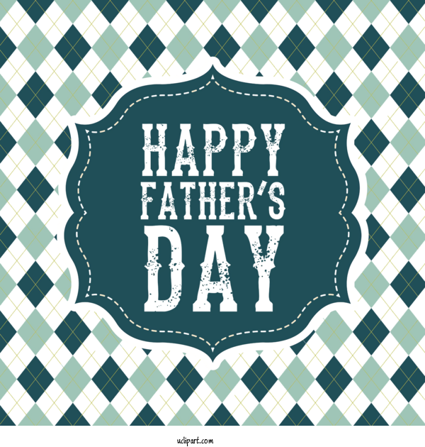 Free Holidays Pattern Text Font For Fathers Day Clipart Transparent Background