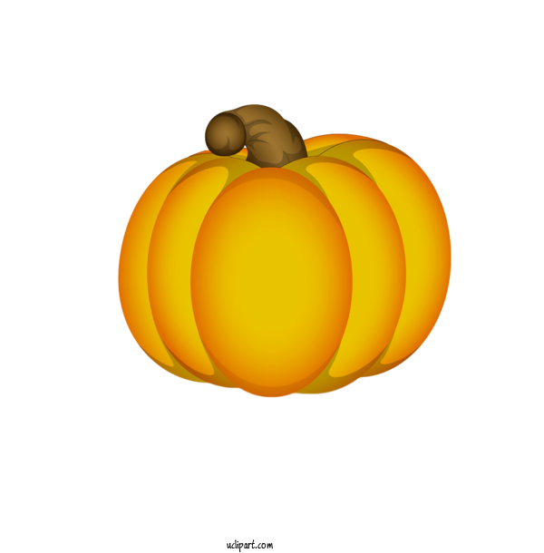 Free Holidays Pumpkin Orange Calabaza For Thanksgiving Clipart Transparent Background
