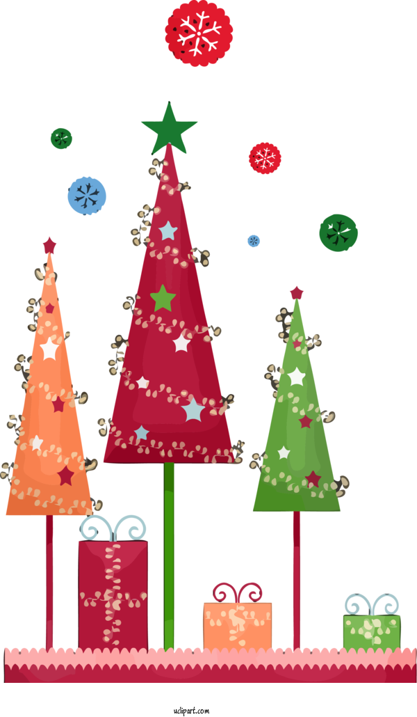 Free Holidays Christmas Tree Christmas Decoration Oregon Pine For Christmas Clipart Transparent Background