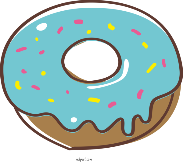 Free Food Doughnut Ciambella Pastry For Donut Clipart Transparent Background