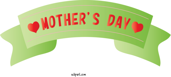 Free Holidays Text Logo Font For Mothers Day Clipart Transparent Background