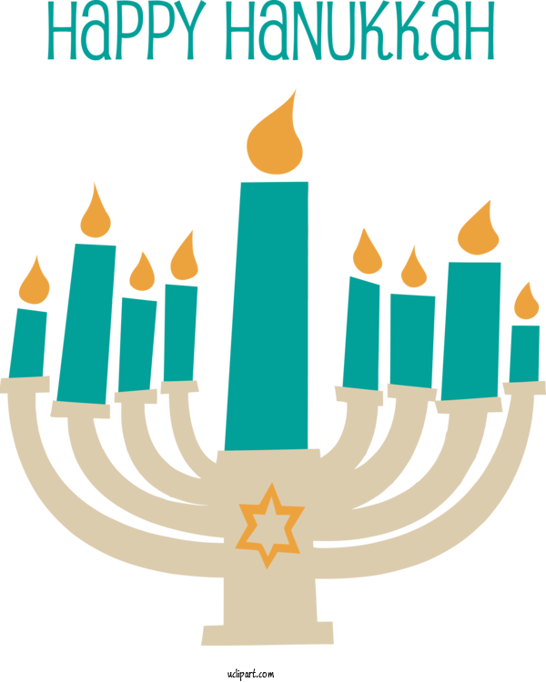 Free Holidays Line Logo For Hanukkah Clipart Transparent Background
