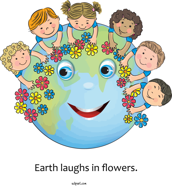 Free Holidays People Cartoon Facial Expression For Earth Day Clipart Transparent Background