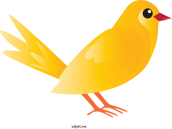 Free Animals Bird Beak Yellow For Bird Clipart Transparent Background