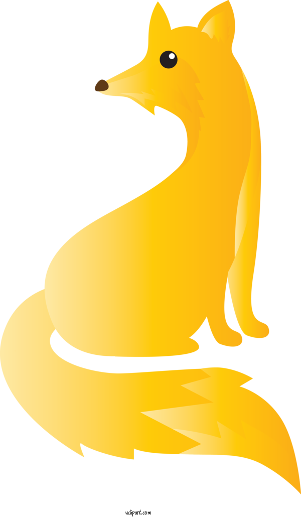 Free Animals Yellow Bird Beak For Fox Clipart Transparent Background