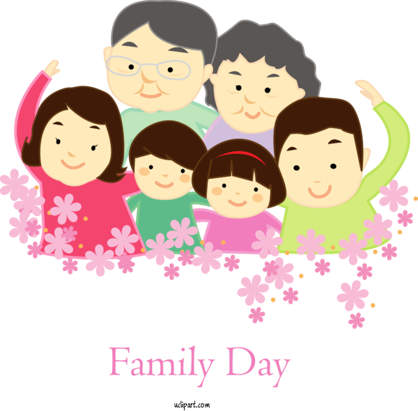 Free Holidays People Cartoon Cheek For Family Day Clipart Transparent Background