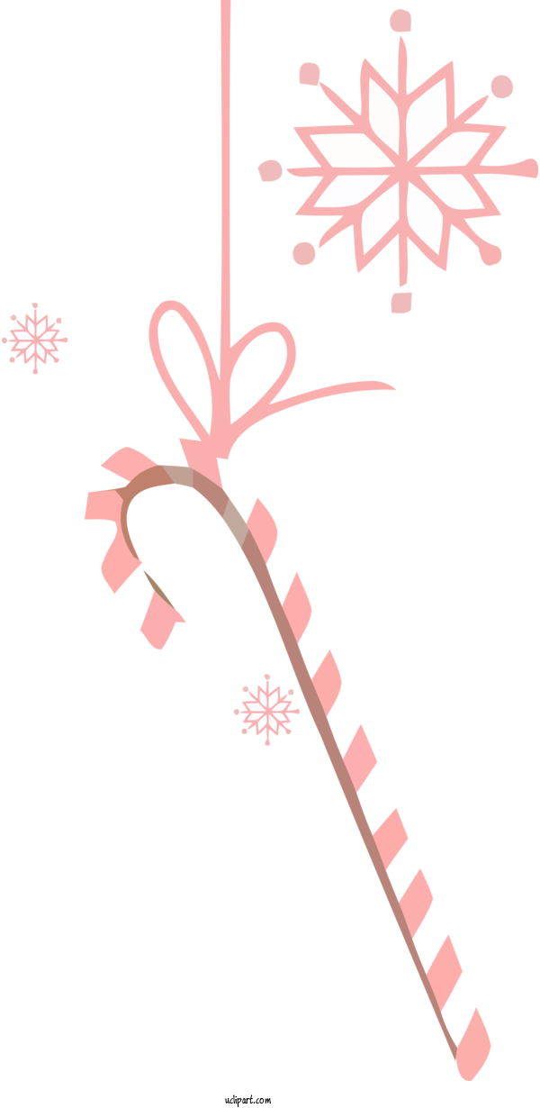 Free Holidays Pink Line For Christmas Clipart Transparent Background