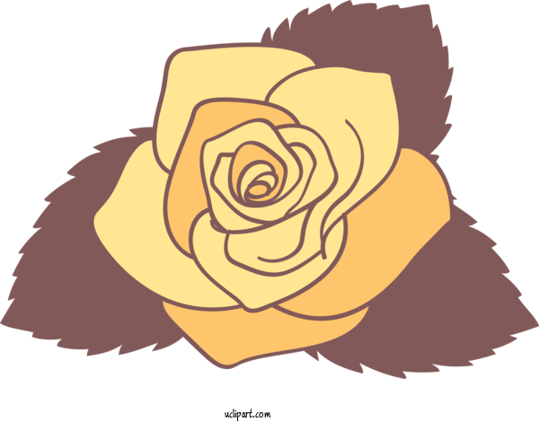 Free Flowers Yellow Rose Flower For Rose Clipart Transparent Background