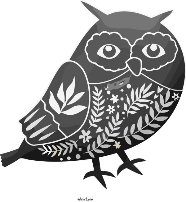 Free Holidays Owl Bird Bird Of Prey For Christmas Clipart Transparent Background