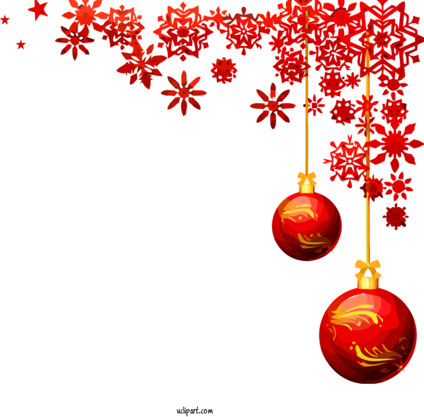 Free Holidays Red Christmas Ornament Christmas Decoration For Christmas Clipart Transparent Background