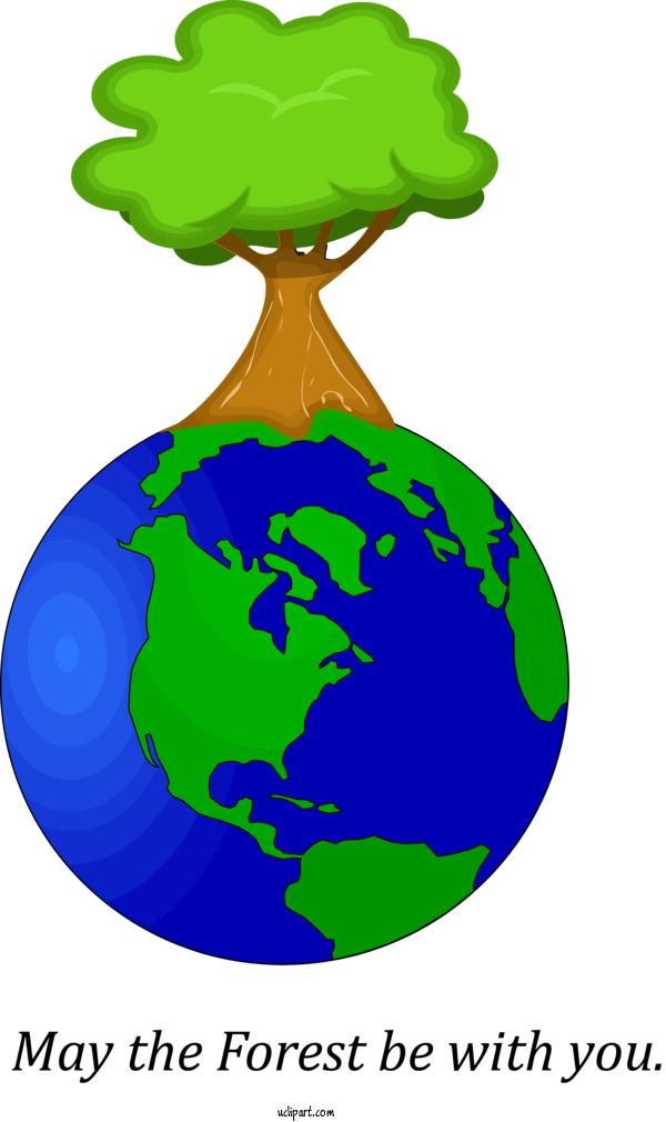 Free Holidays Green World Earth For Earth Day Clipart Transparent Background