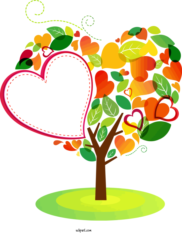 Free Nature Heart Plant Leaf For Tree Clipart Transparent Background