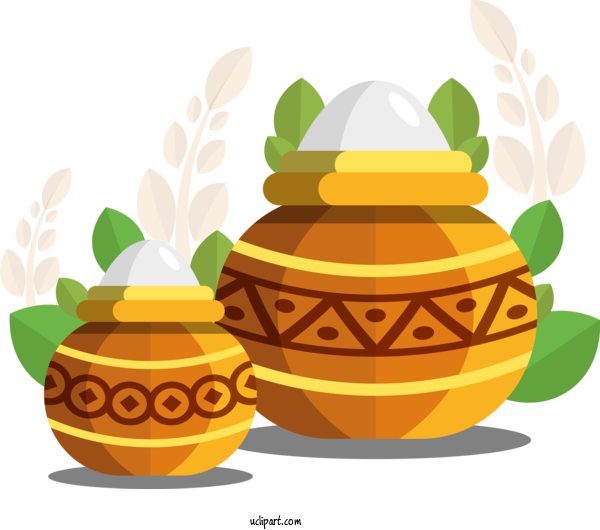 Free Holidays Honeybee Bee Food For Pongal Clipart Transparent Background