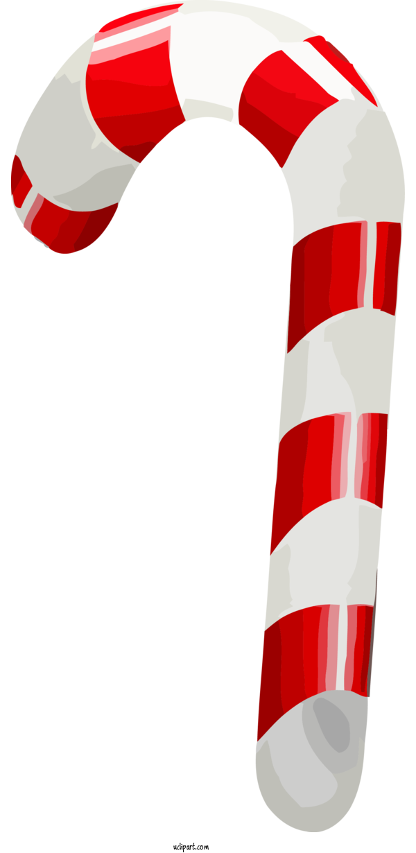 Free Holidays Red Candy Cane Christmas For Christmas Clipart Transparent Background