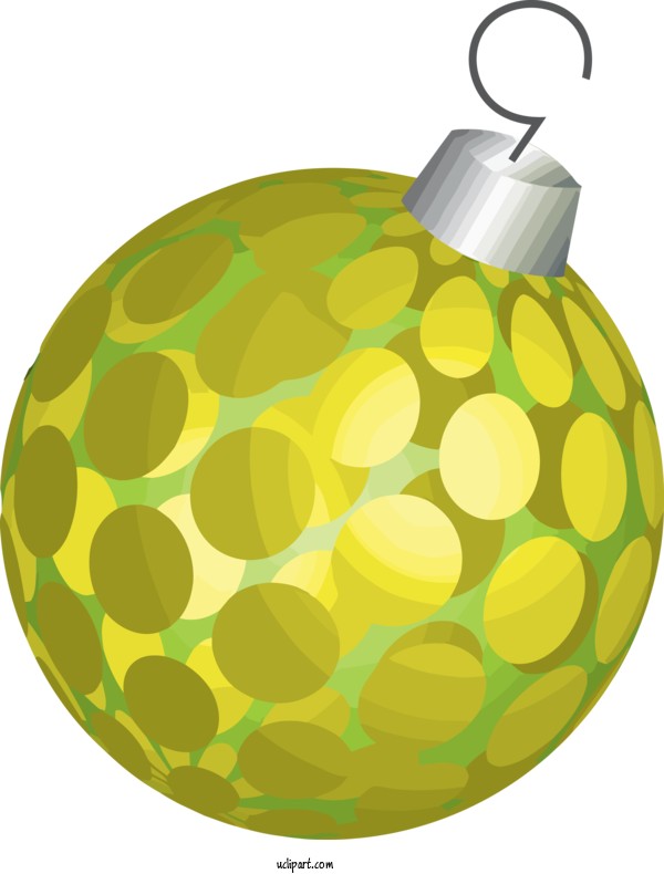 Free Holidays Green Yellow Pattern For Christmas Clipart Transparent Background