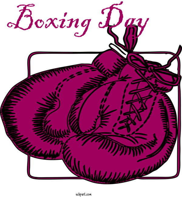Free Holidays Magenta Line Art For Boxing Day Clipart Transparent Background