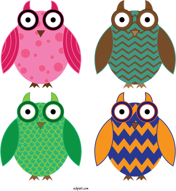 Free Animals Owl Bird Of Prey Bird For Owl Clipart Transparent Background