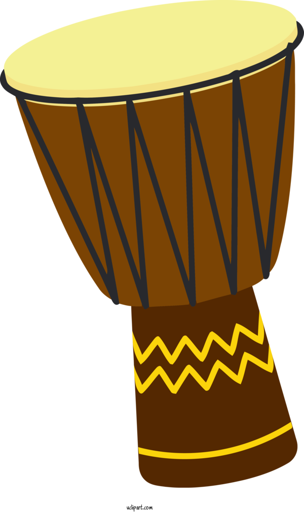 Free Holidays Drum Yellow Percussion For Kwanzaa Clipart Transparent Background