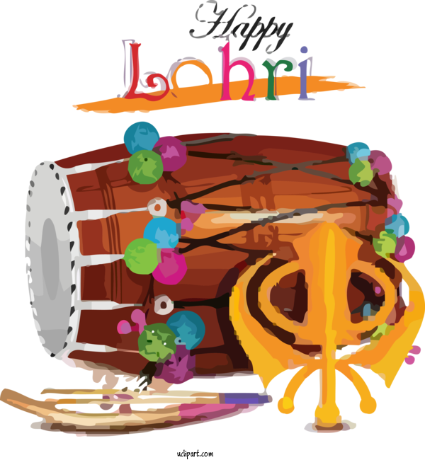Free Holidays Drum Hand Drum Membranophone For Lohri Clipart Transparent Background