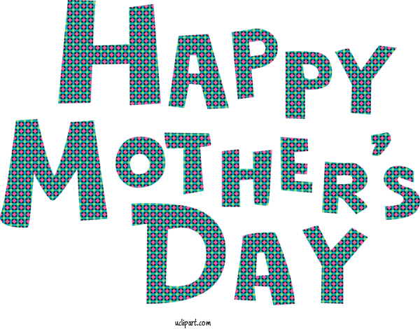 Free Holidays Text Font Line For Mothers Day Clipart Transparent Background