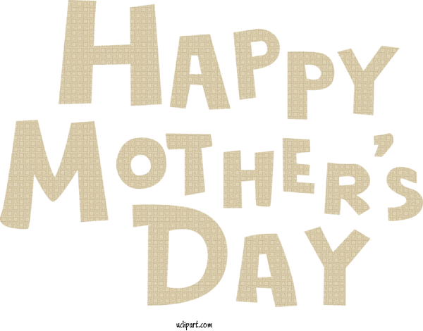 Free Holidays Font Text Logo For Mothers Day Clipart Transparent Background