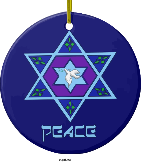 Free Holidays Cobalt Blue Ornament Electric Blue For Hanukkah Clipart Transparent Background