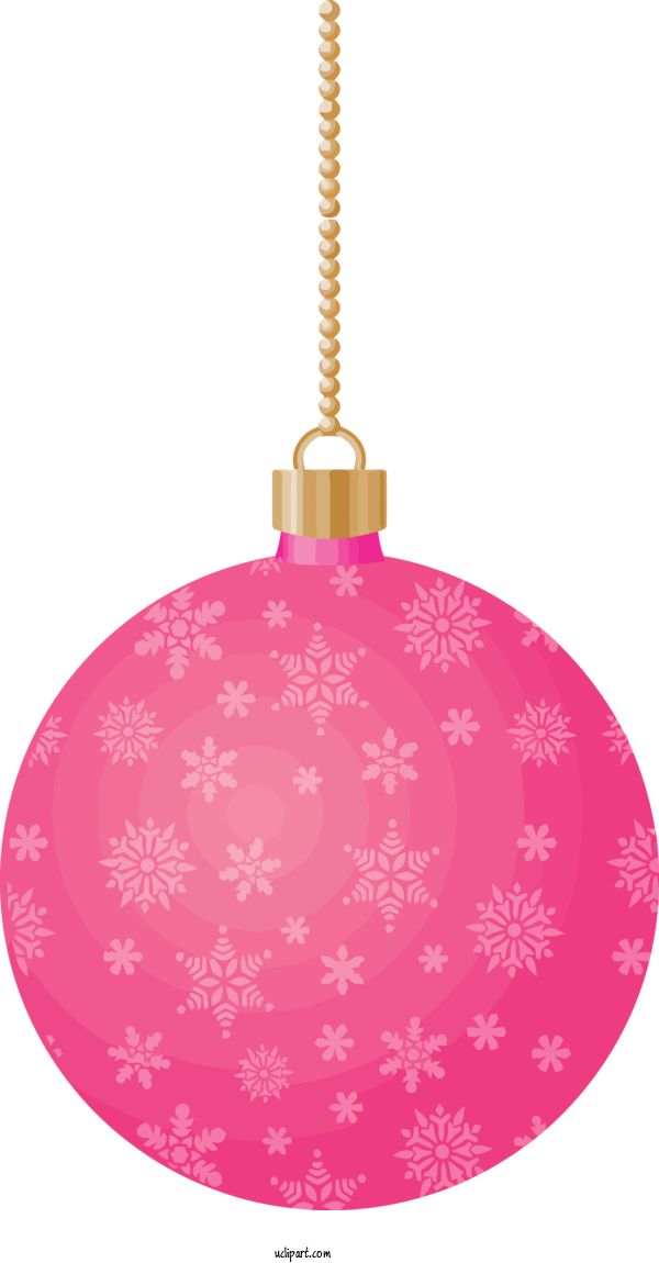 Free Holidays Christmas Ornament Holiday Ornament Pink For Christmas Clipart Transparent Background