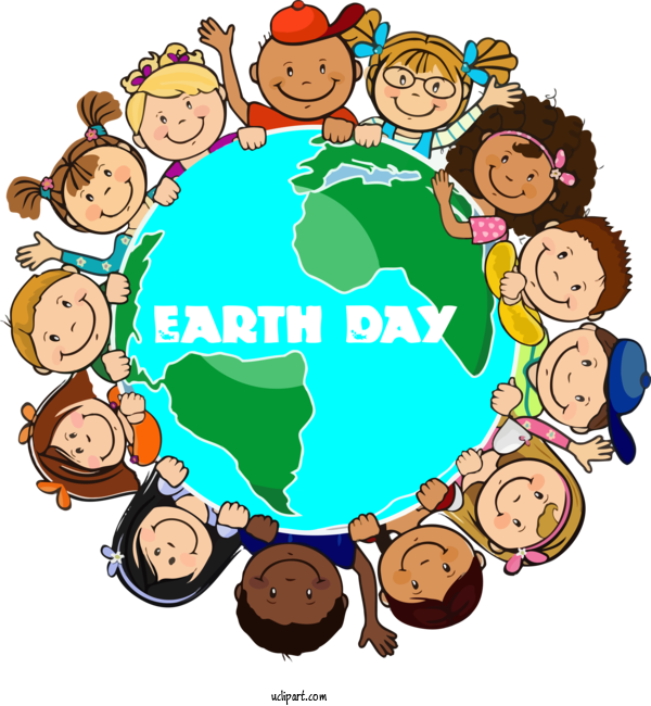 Free Holidays People Cartoon Sharing For Earth Day Clipart Transparent Background