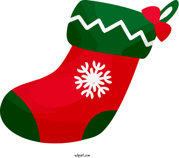 Free Holidays Christmas Stocking Christmas Decoration Footwear For Christmas Clipart Transparent Background