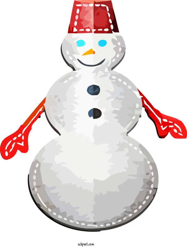 Free Holidays Snowman Holiday Ornament Snow For Christmas Clipart Transparent Background