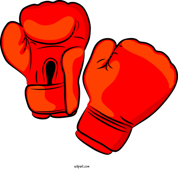 Free Holidays Red Boxing Glove Boxing Equipment For Boxing Day Clipart Transparent Background
