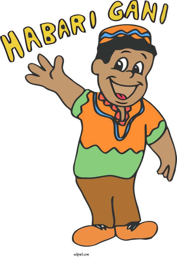 Free Holidays Cartoon Finger Pleased For Kwanzaa Clipart Transparent Background