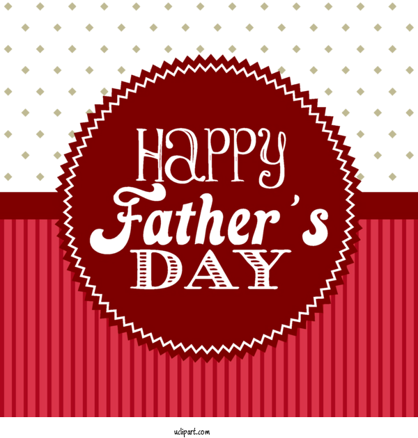 Free Holidays Text Font Red For Fathers Day Clipart Transparent Background