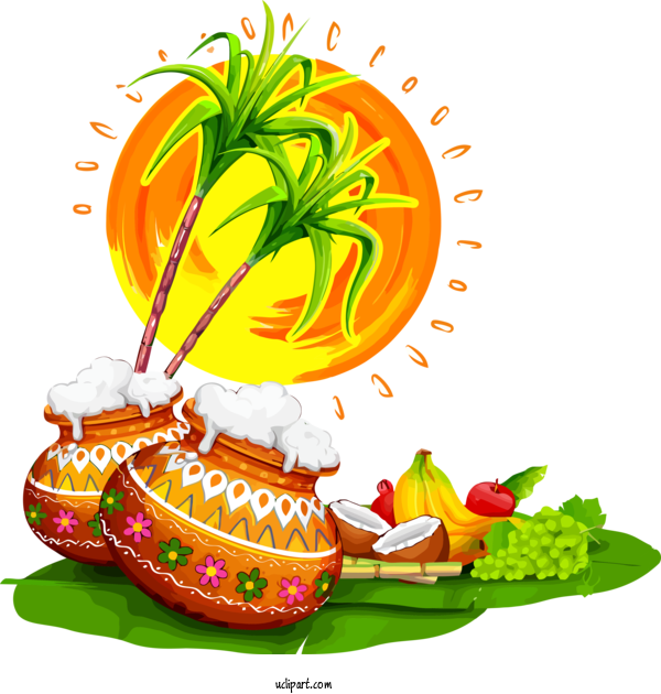 Free Holidays Garnish Food Food Group For Pongal Clipart Transparent Background