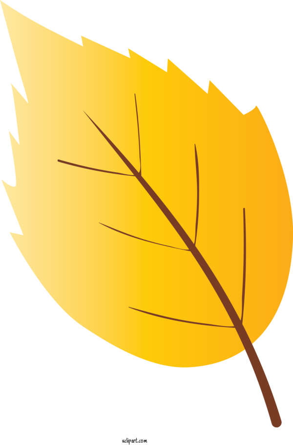Free Nature Leaf Yellow Plant For Leaf Clipart Transparent Background