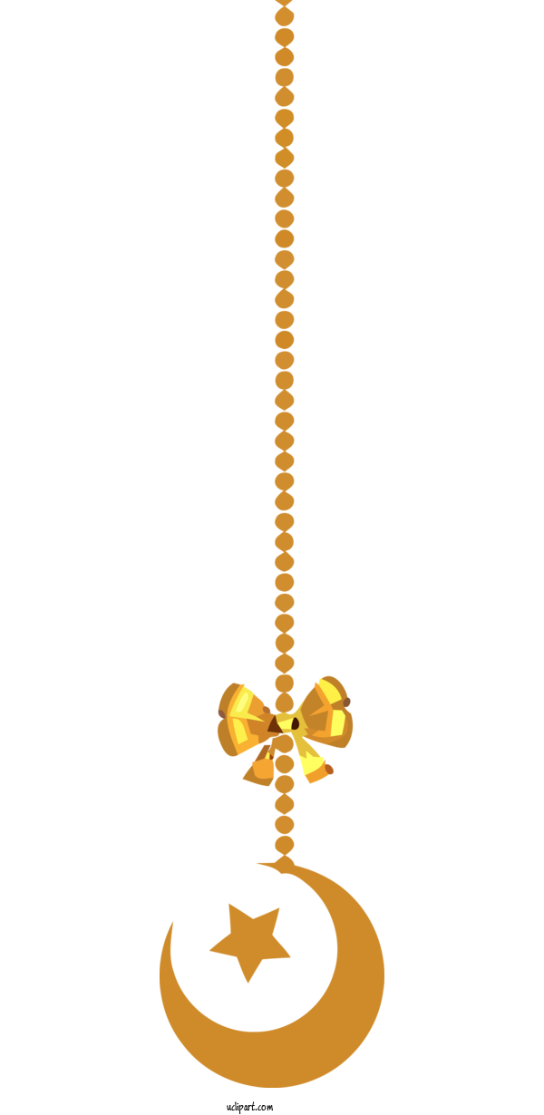 Free Holidays Yellow Body Jewelry Chain For Christmas Clipart Transparent Background