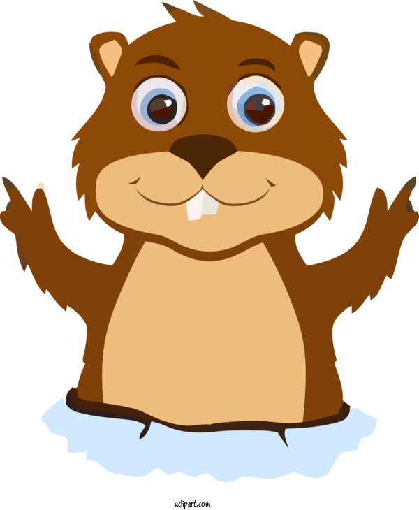 Free Holidays Cartoon Squirrel Waving Hello For Groundhog Day Clipart Transparent Background
