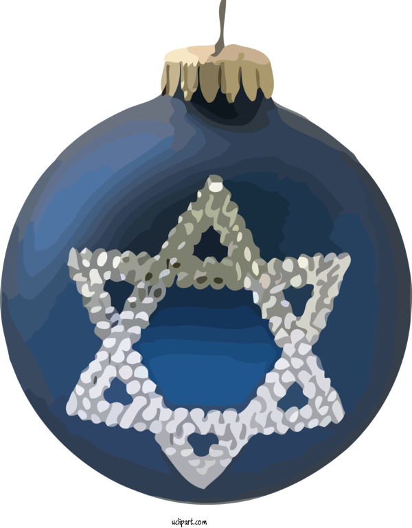 Free Holidays Christmas Ornament Blue Ornament For Hanukkah Clipart Transparent Background